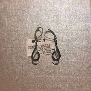 Sterling silver blue diamond accent earrings